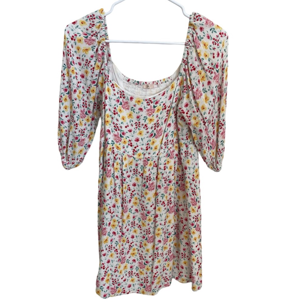 Francesca’s Floral sun dress women’s medium Miami